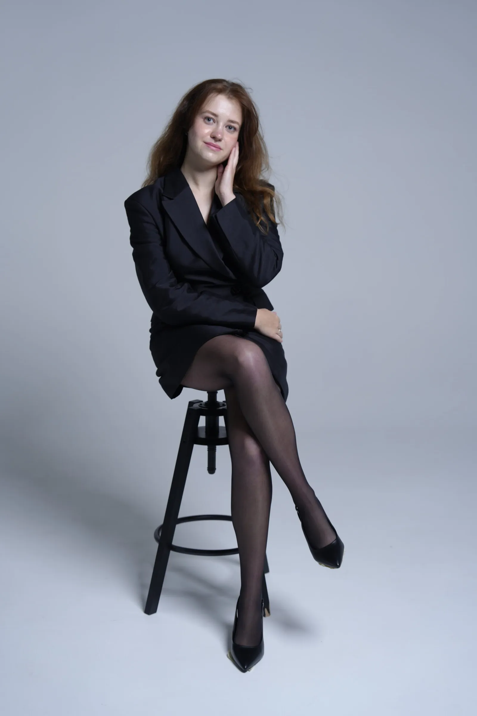 Personal brand portrait in the Film UA studio